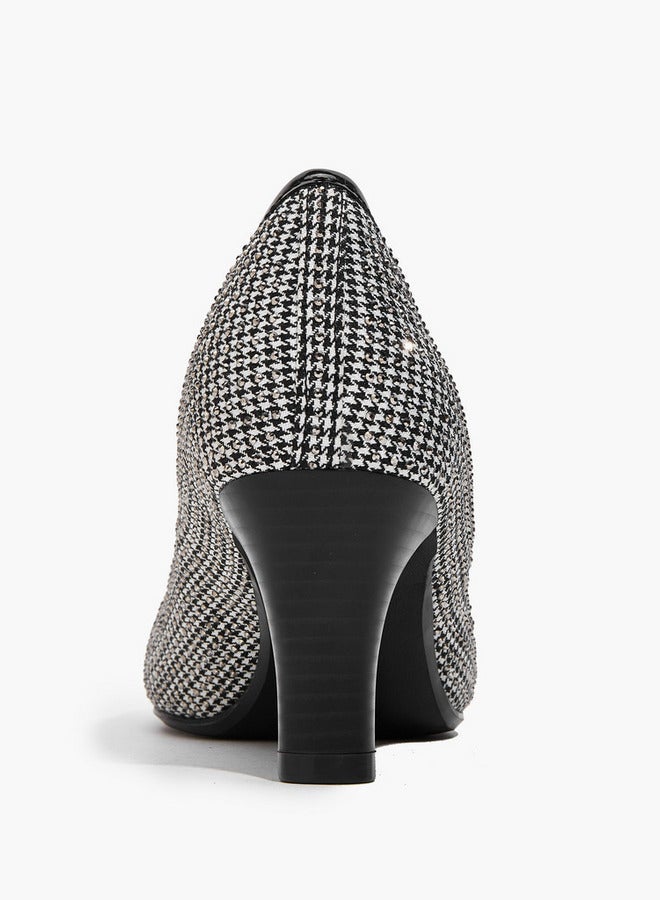 Celeste Women Logo Accent Block Heel Pumps - Image 5